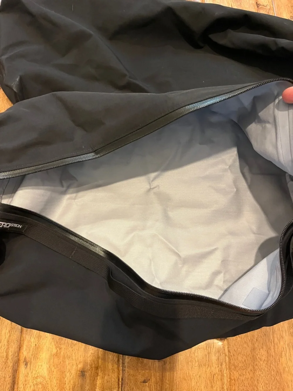 Lot of 2 Aerostich Waterproof Side Zip Bags Large Regular 6x22x6
